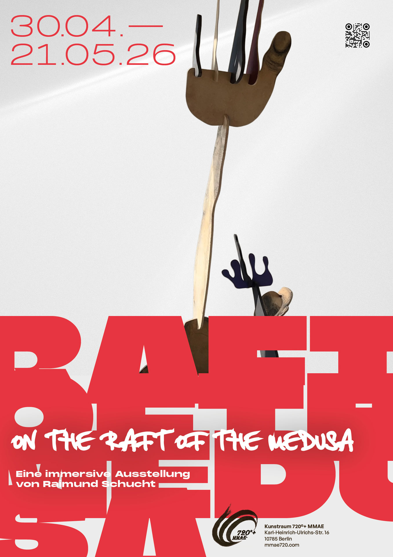 Plakat Ausstellung On the Raft of the Medusa