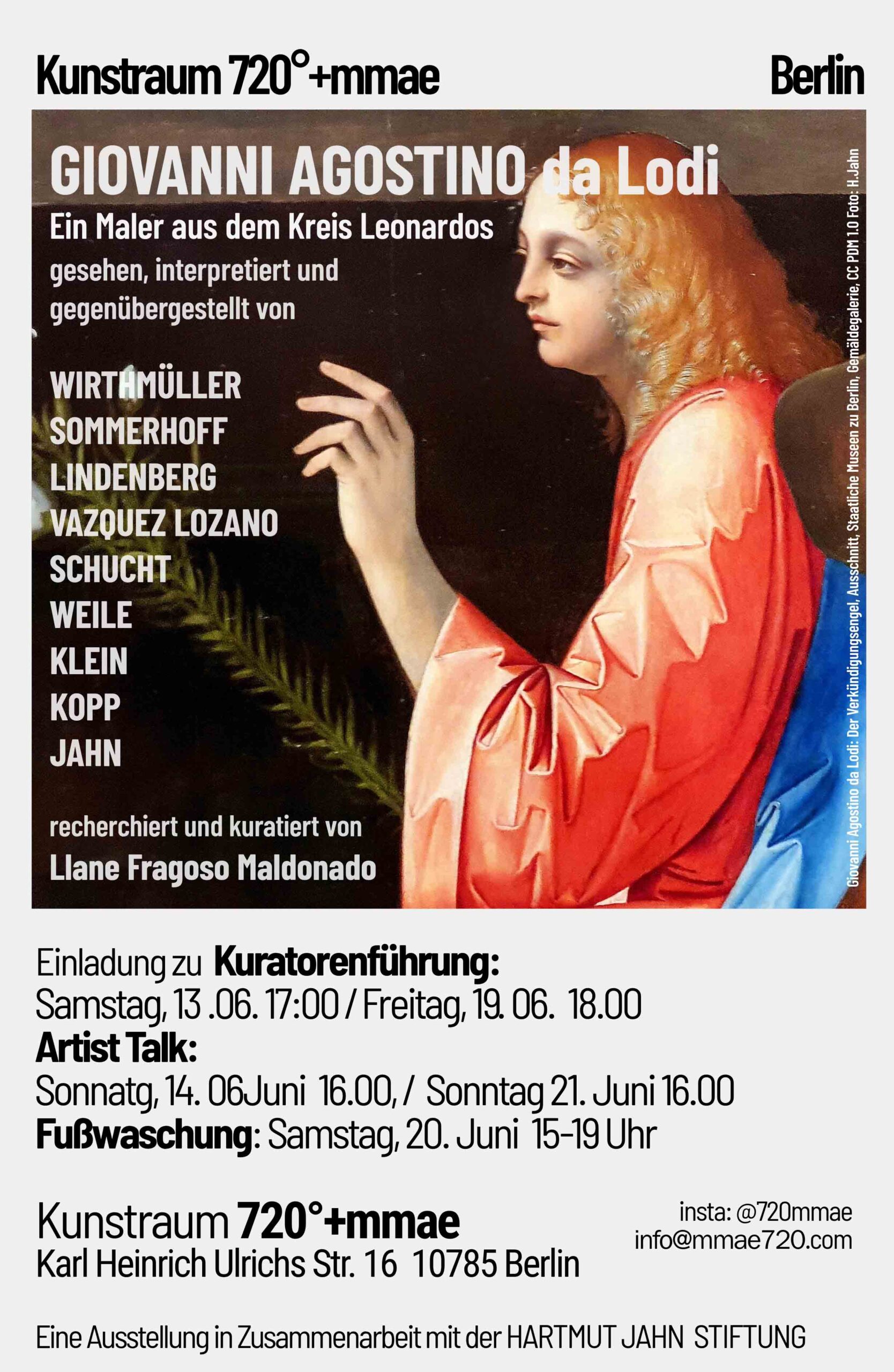 Kunst und Geschichte – Artist Talk Poster